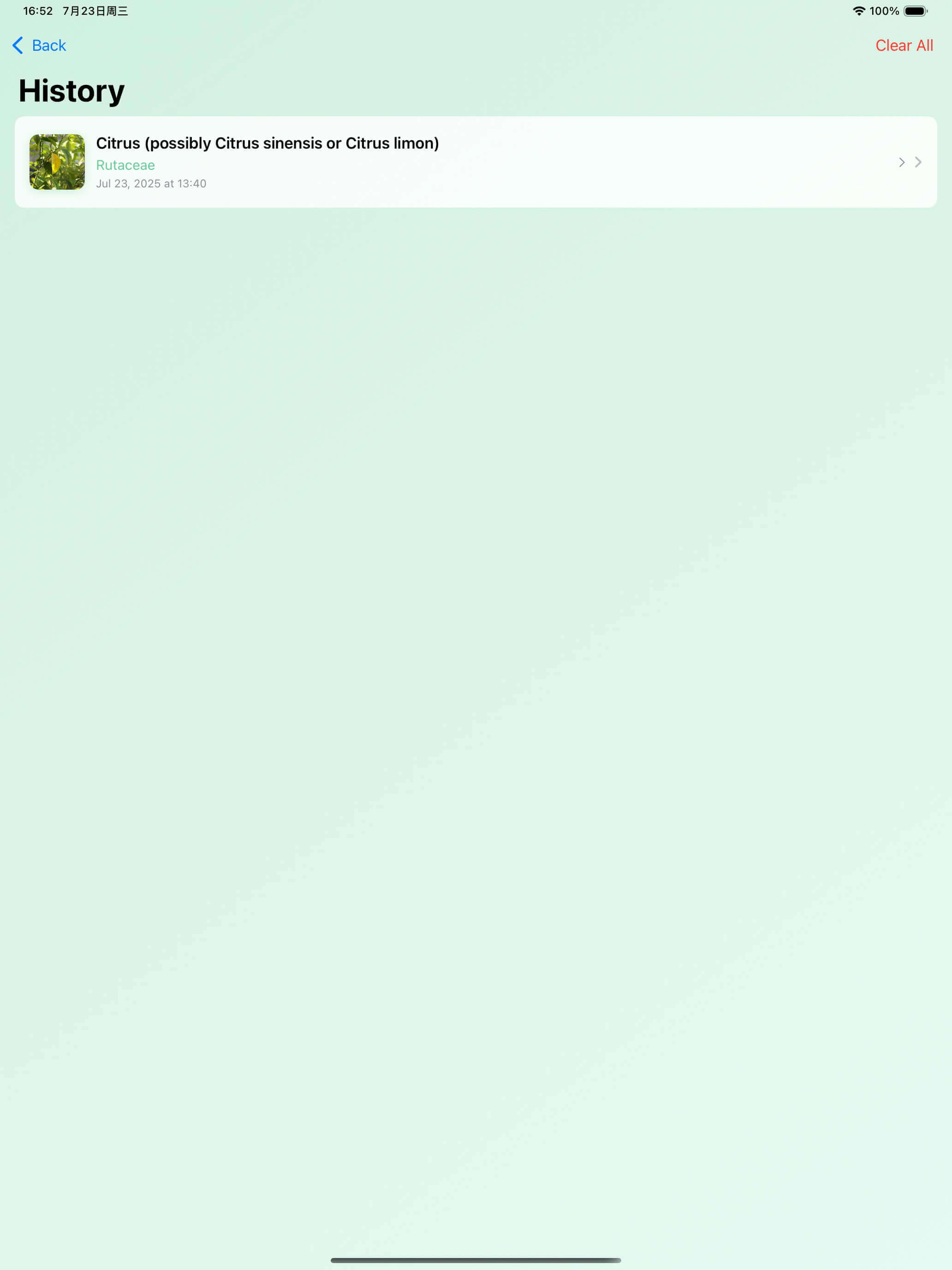 PlantSnap AI for iPad - Camera